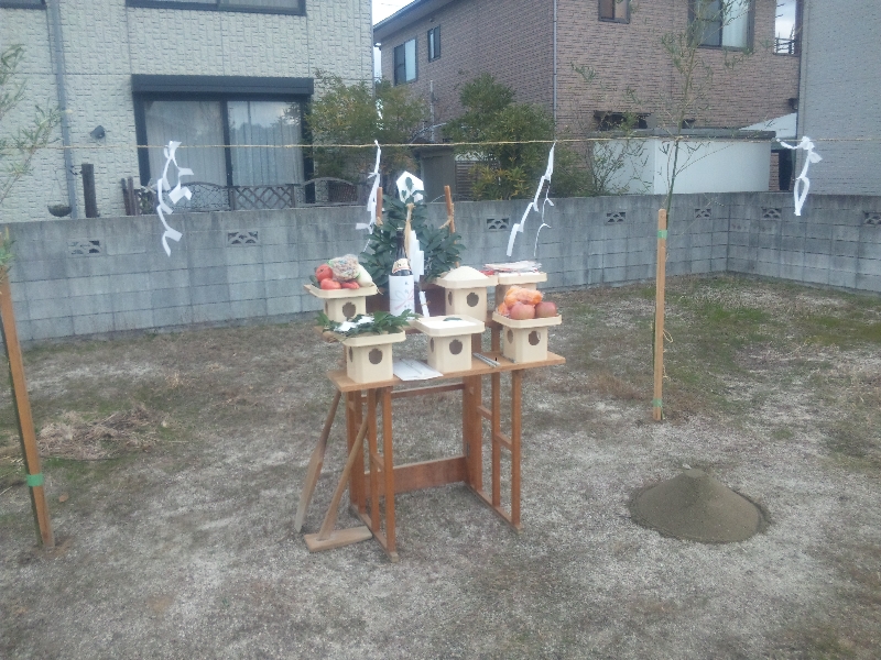 粟井モデル地鎮祭